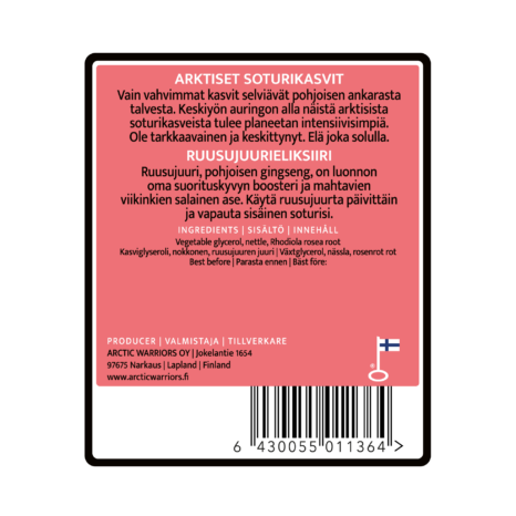 Ruusujuuri-nokkoseliksiiri 500 ml - Kuva 2
