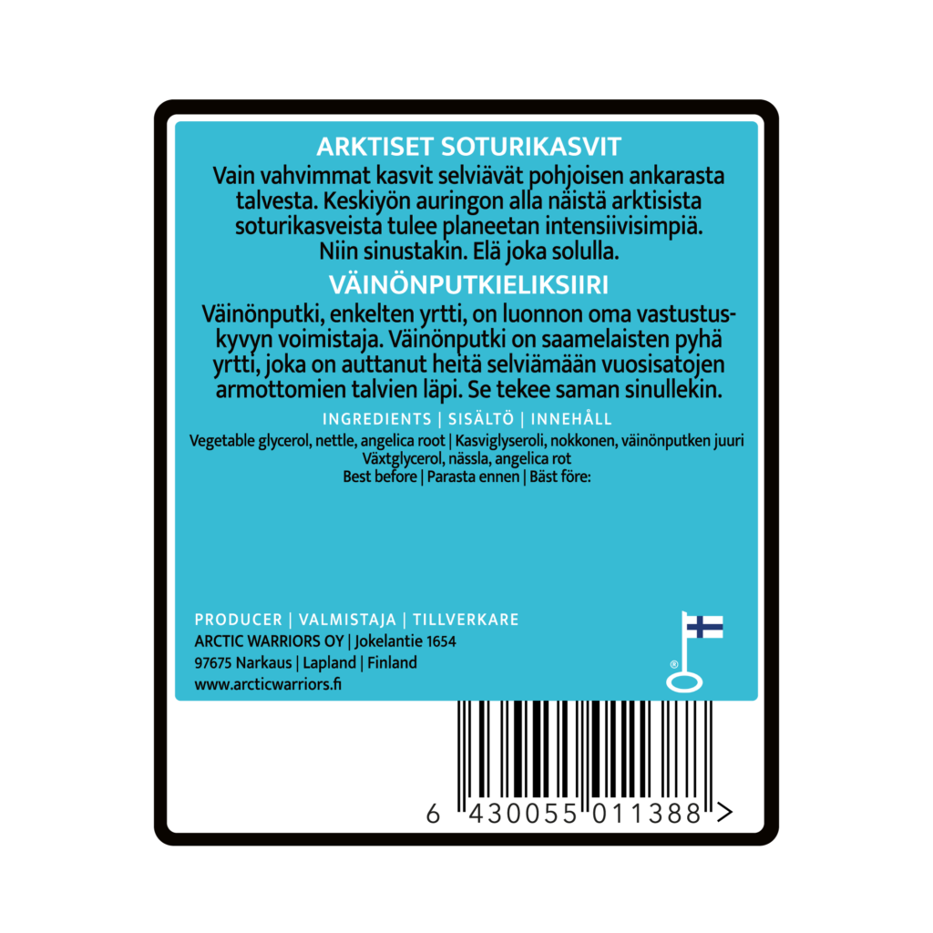 Väinönputki-nokkoseliksiiri 100 ml