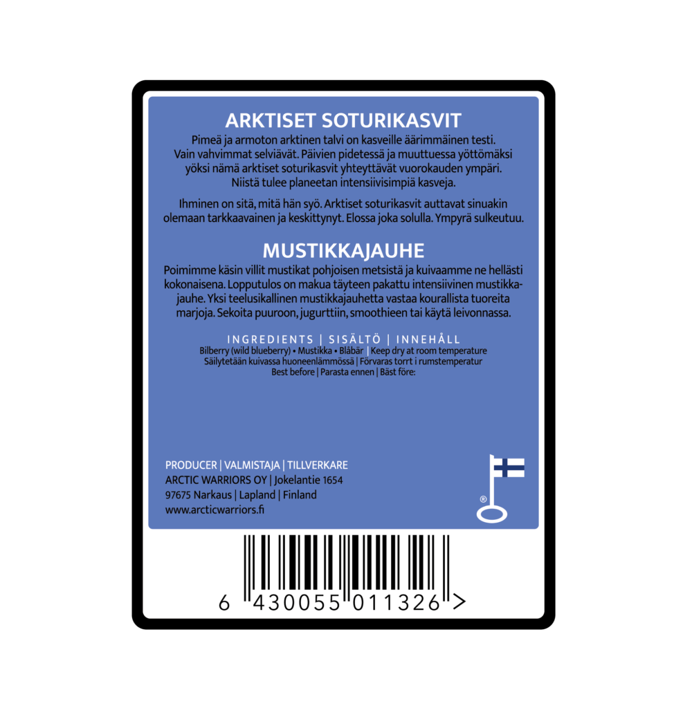 Mustikkajauhe 45 g- outlet