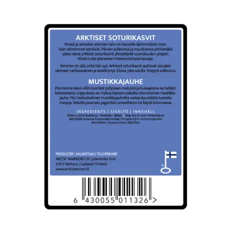 Mustikkajauhe 150 g - Kuva 2