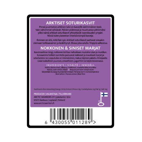 Nokkonen & siniset marjat 40 g - Kuva 2