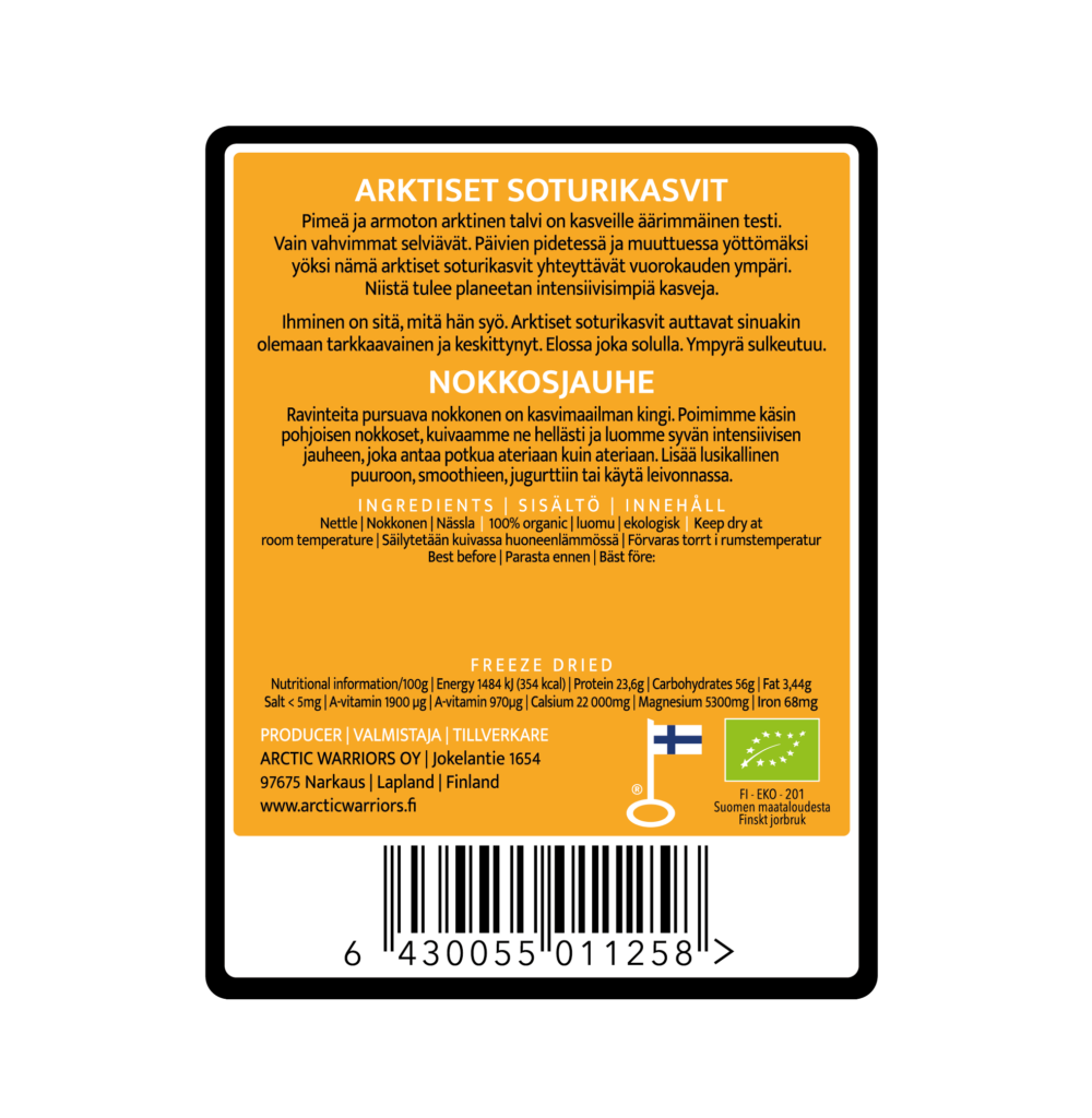 Nokkosjauhe 40 g- outlet