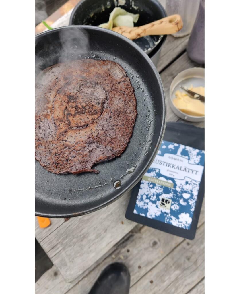 Blueberry pancakes