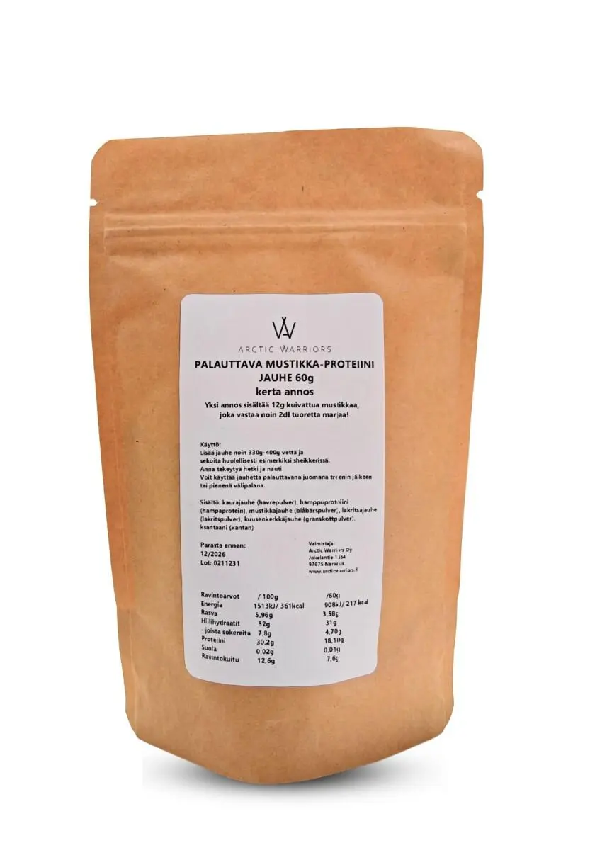 Recovery Blueberry Protein Powder 60g - single serving